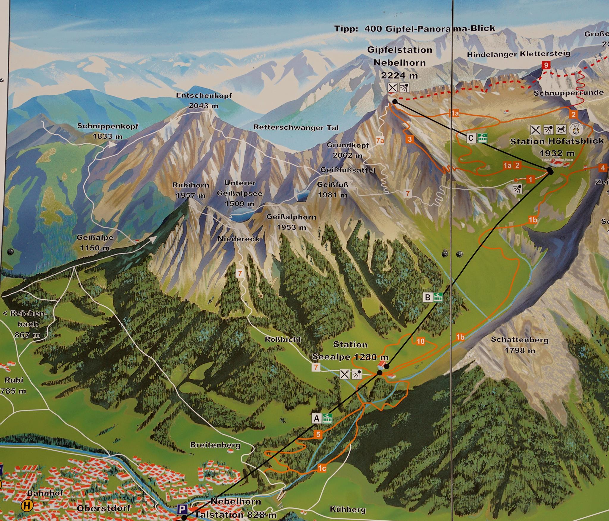 Gaißalpspitze über Oberstdorf